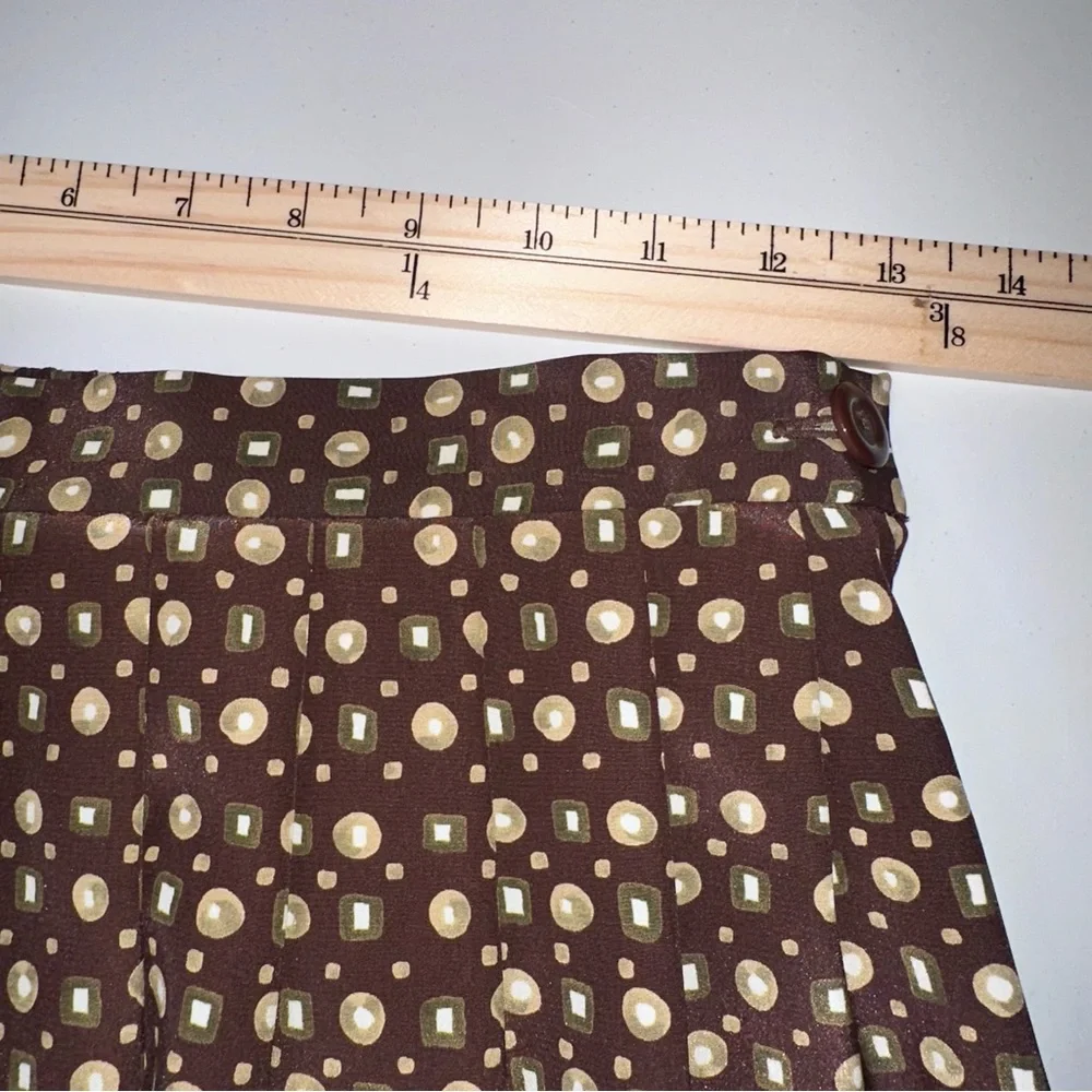 VTG Leslie Fay Skirt Suit Sz 6P 3 Pc Set Scarf 80s A Line Office Teacher Preppy‎